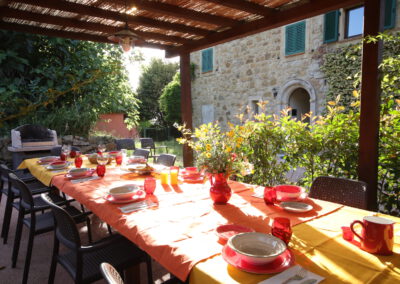 Landhaus Toskana-Retreat / Pergolato - Außenspeisebereich